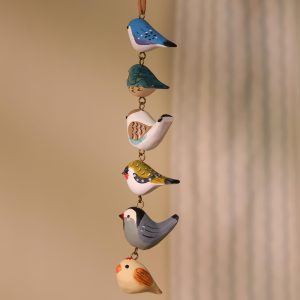 Handmade Wooden Bird Ornament, Hand Crafted Birds, Home Decor, Christmas Ornament, Artisan bird Decor, Wood Nature Decor, Bird Lover Gift